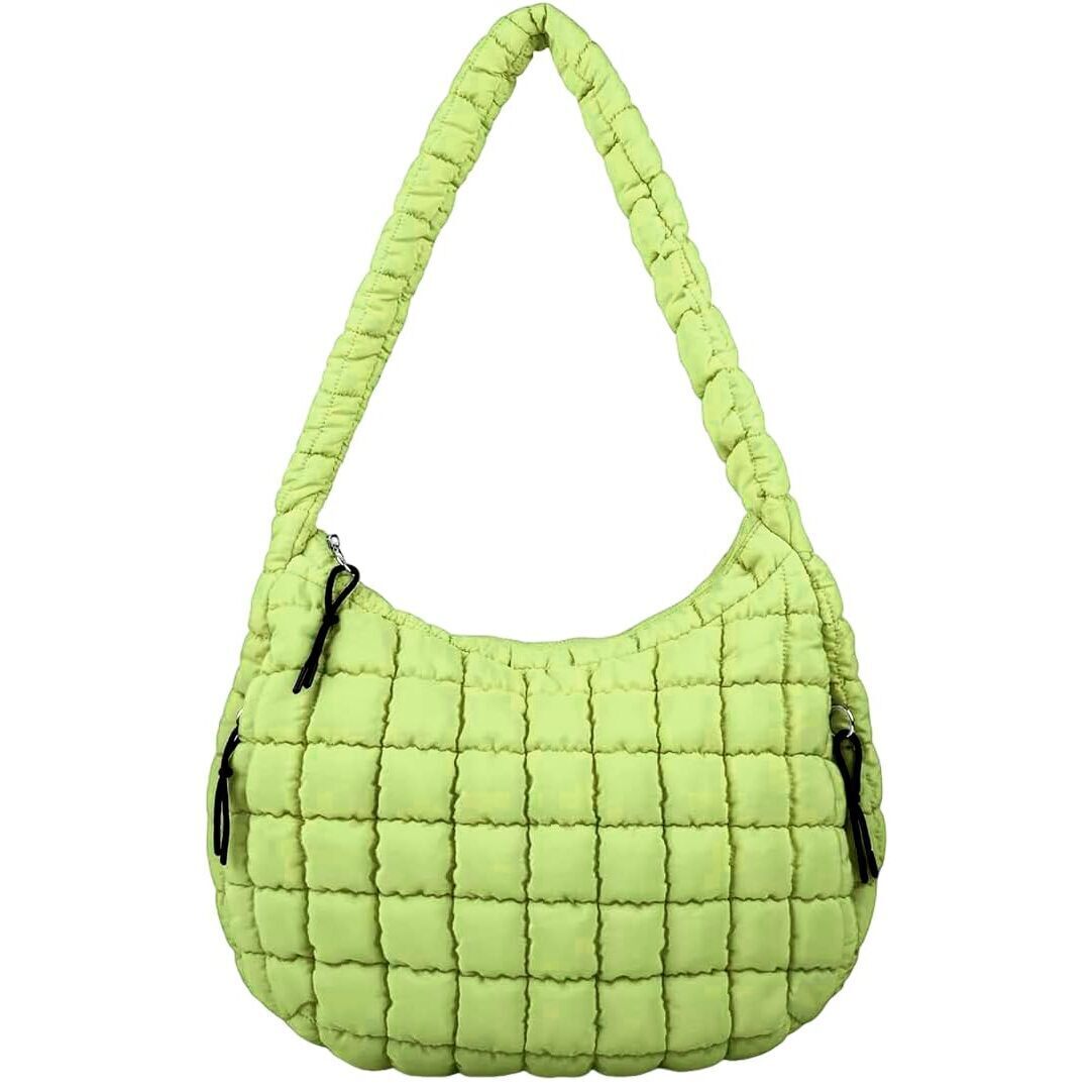 5618 Quilted Tote Bag Puffer Tote Bag Large Puffy Shoulder Bag